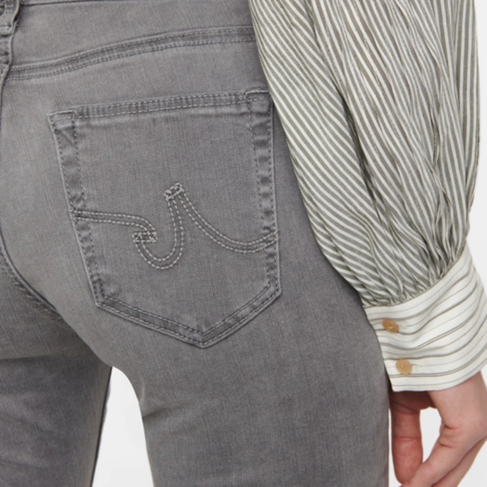 AG Prima Grey Stretchy Denim